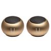 Fashionit U Speakers Mini Bluetooth Computer Speaker 2-Pack Bundle with Matching Speaker, Built-in Mic & Selfie Remote Control, for Workspace, Desktop, Laptop, Mobile, Tablet, PC - Gold view 1