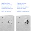 VidaMount White Enclosure and Tilting VESA Wall Mount [Bundle] Compatible with Microsoft Surface Pro 8 / Pro X view 3
