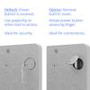 VidaMount Light Grey Exposed Rear Camera Enclosure and Tilting VESA Wall Mount [Bundle] Compatible with iPad mini (6th Gen) view 3