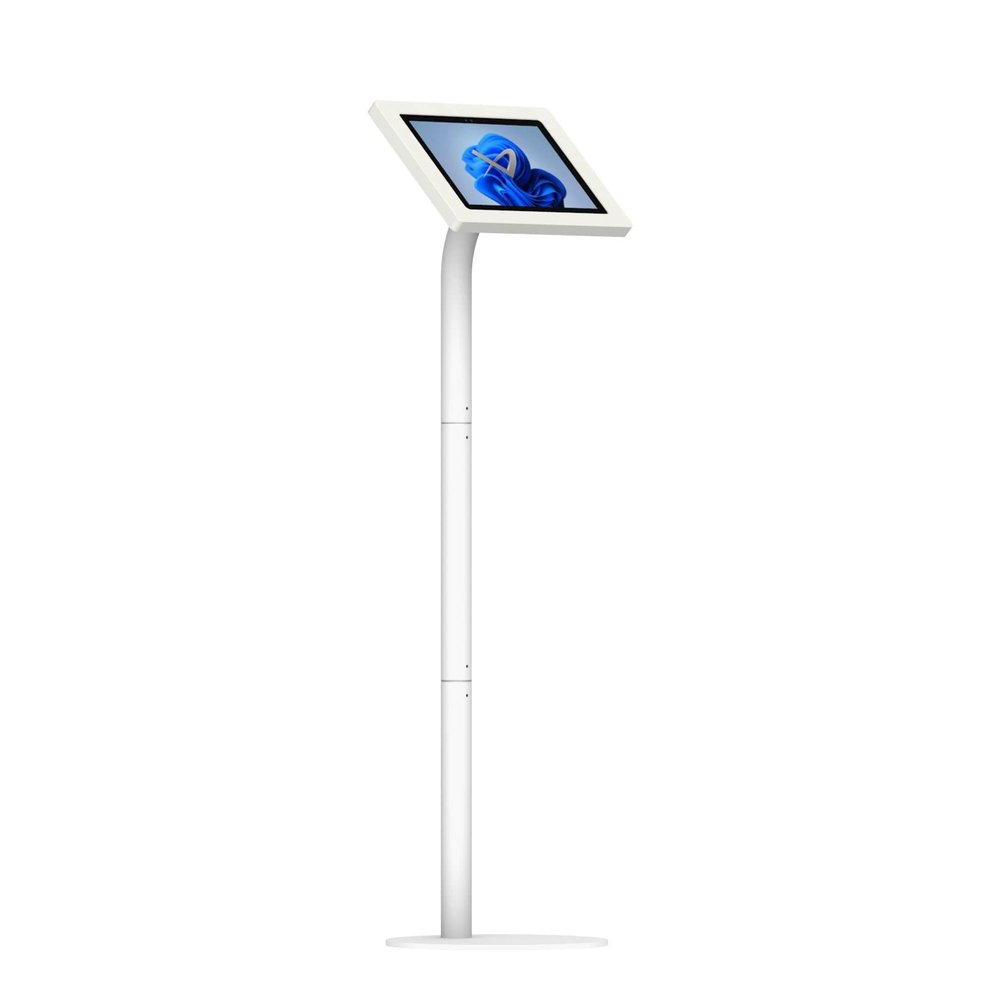 VidaMount White Enclosure and Floor Stand [Bundle] Compatible with Microsoft Surface Pro 8 / Pro X