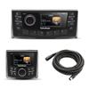 Rockford PMX-5CAN 2.7 Marine Wet Bonded Ipx6 Color Media Receiver, Nmea 2000, 2 Zone Control with PMX-1R Full Function Wired Remote & PMX25C 25 FT Extension Cable view 1