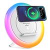 SIDVAR Bluetooth Speaker Night Lightsr,Wireless Charging Modern Speaker,Best Teenage Birthday Gift Ideas Tween Girls Gifts/Please use The Original Adapter10W Wireless Charging view 1