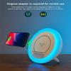 SIDVAR Bluetooth Speaker Night Lightsr,Wireless Charging Modern Speaker,Best Teenage Birthday Gift Ideas Tween Girls Gifts/Please use The Original Adapter10W Wireless Charging view 2
