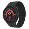 Samsung Galaxy Watch 5 Pro 45mm Bluetooth Smartwatch, Body, Health, Fitness, Sleep, Heart Rate Tracker, Improved Battery, Sapphire Crystal Glass, GPS Route Tracking, Titanium Frame, US Version, Black view 1
