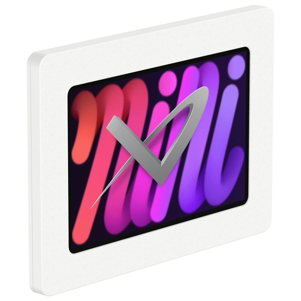 VidaMount White Exposed Rear Camera VESA Enclosure Compatible with iPad mini (6th Gen)