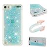 LEMAXELERS Compatible with iPod Touch 7 Case, Bling Glitter Liquid Case Floating Quicksand Shockproof Protective Sparkle Silicone Soft TPU Case for iPod Touch 5 / Touch 6. YBL Star Blue view 1