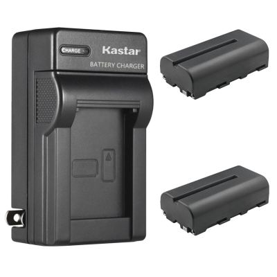 Kastar 2-Pack NP-F550 / NP-F570 Battery and AC Wall Charger Replacement for Genaray LED-7100T 312 LED Variable-Color, Ultra-Thin Bicolor 288 SMD, Savage Luminous Pro On-Camera Bi-Color LED Video Light