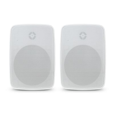 SOUND PRO SPS-1000-WH Dual Bluetooth Indoor & Outdoor Loudspeaker Pair, White