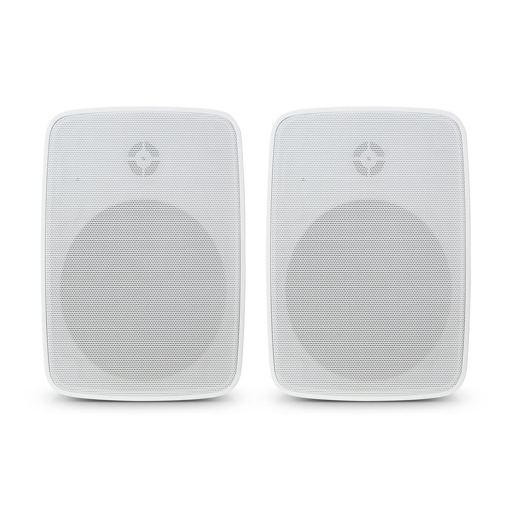 SOUND PRO SPS-1000-WH Dual Bluetooth Indoor & Outdoor Loudspeaker Pair, White