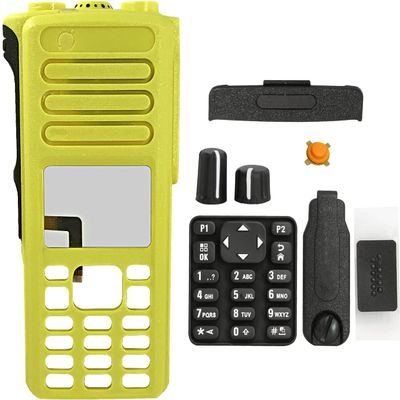 Amasu Housing Case Front Cover Repair Kit Compatible with XPR7550 XPR7580 XIR P8668 XIR P8660 DP4800 DP4801 DGP8550 DGP5550 Radio (Yellow)