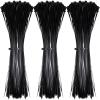 200 Pieces Large Cable Ties 24 Inch Heavy Duty Nylon Zip Ties with 175 Pounds Tensile Strength Self Locking UV Resistant for Indoor and Outdoor Use(Black) view 1
