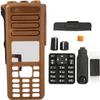 Amasu Housing Case Front Cover Repair Kit Compatible with XPR7550 XPR7580 XIR P8668 XIR P8660 DP4800 DP4801 DGP8550 DGP5550 Radio (Brown) view 1