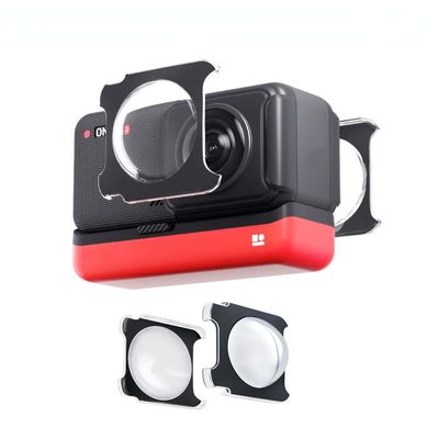 Sticky Lens Guards for Insta360 ONE RS/R Dual-Lens 360 Mod Protector - Action Camera Accessory