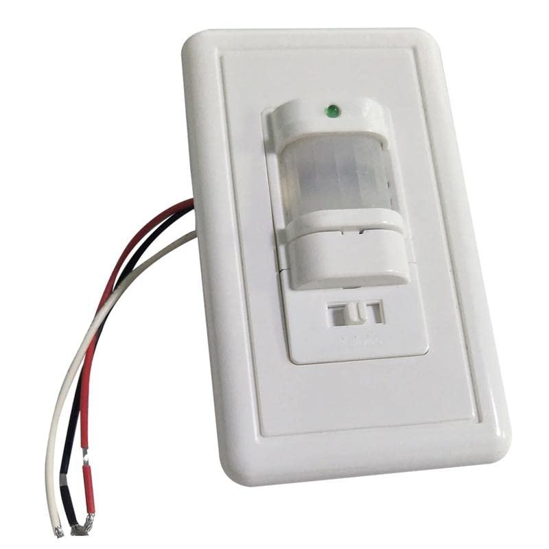110V Automatic Body Sensor IR Infrared Sensors Switch Motion Detector Wall Mount Outdoor Light (White)
