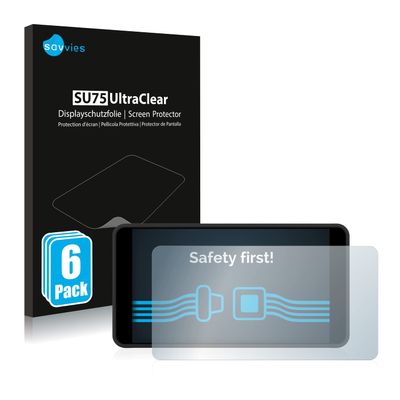 savvies Screen Protector Compatible with Portkeys PT5 II Protection Film Clear 6-Pack
