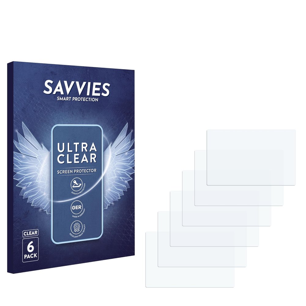 savvies Screen Protector Compatible with Godox MF-R76 Protection Film Clear 6-Pack