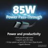 Kensington G1000P USB-C Mini Dock Single 4K Video via HDMI with 85W Power Pass-Through for Chromebook, Windows, MacBooks, iPad and Other Type-C Devices(K35200WW) Black view 3