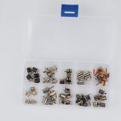 100pcs 4 Wire 2 Phase Micro Stepper Motor Miniature Stepper Motor Assorted Ten Types 10pcs Each With 2pcs Box