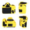Camera Case Bag Soft Silicone Yellow Shockproof Armor Skin Body Cover Protector for Canon EOS 77D / EOS 9000D Camera view 2