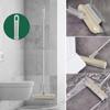 3 in 1 Floor Scrub Brush with Squeegee and Long Handle, 3 in 1 Silicone view 2