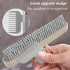 3 in 1 Floor Scrub Brush with Squeegee and Long Handle, 3 in 1 Silicone view 4