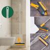3 in 1 Floor Scrub Brush with Squeegee and Long Handle, 3 in 1 Silicone view 2