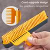 3 in 1 Floor Scrub Brush with Squeegee and Long Handle, 3 in 1 Silicone view 3