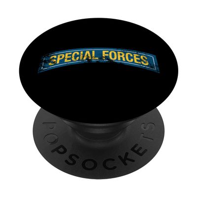 US Army Special Forces Green Beret Long Tab Distressed Look PopSockets Swappable PopGrip