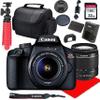 Canon EOS Rebel T100 DSLR Camera w/Canon EF-S 18-55mm F/3.5-5.6 III Zoom Lens + 32GB SD Card + More (Renewed) view 1