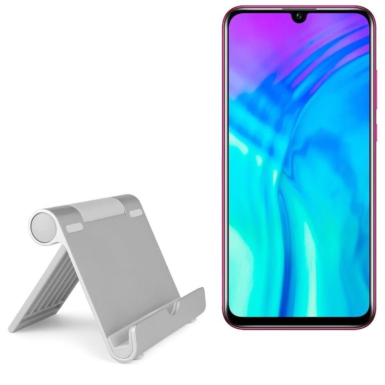 BoxWave Stand and Mount Compatible with Honor 20i - VersaView Aluminum Stand, Portable, Multi Angle Viewing Sturdy