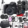 Canon EOS Rebel SL3 DSLR Camera Bundle with Canon EF-S 18-55mm STM and 75-300mm III Lens, 64GB Memory, Case, Tripod and More (28pc Bundle) (Renewed) view 1
