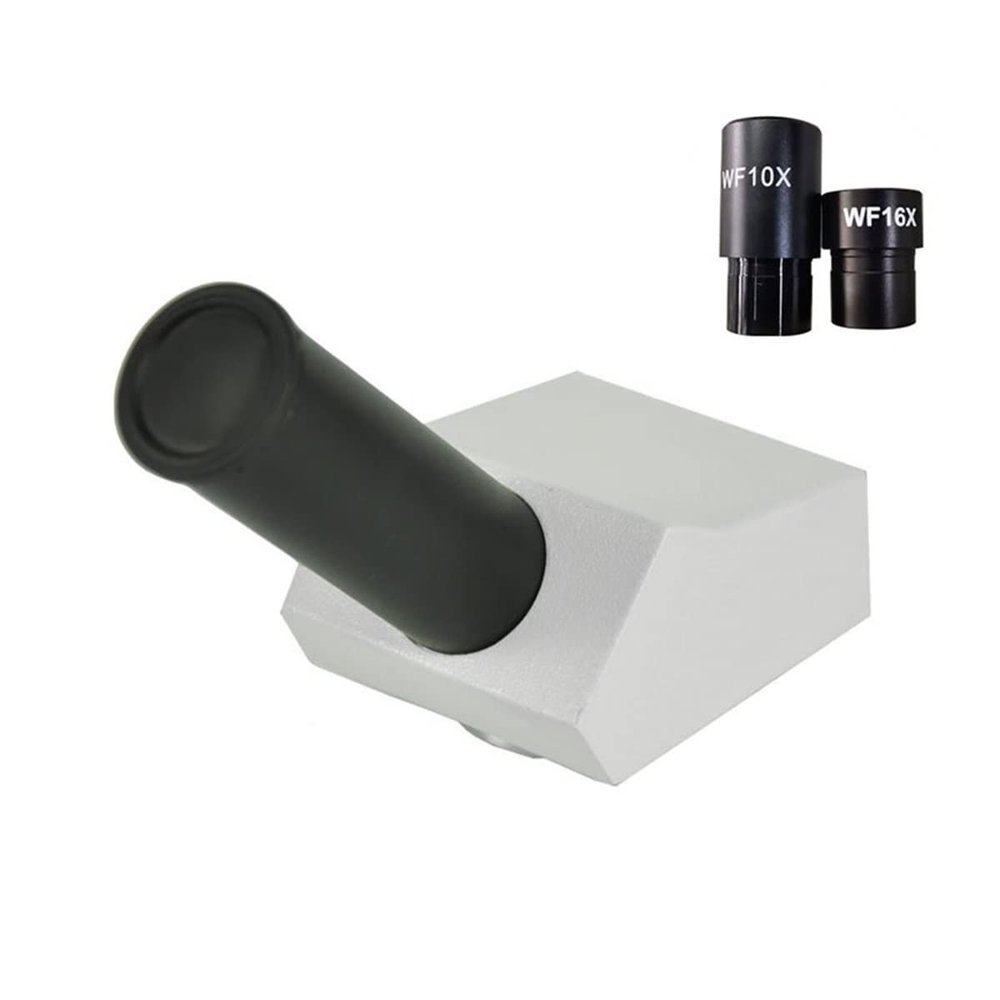 Microscope Kit WF10X WF16X Large Field Eyepiece Microscope Microscope Lens Adapters (Color : Monocular Head)