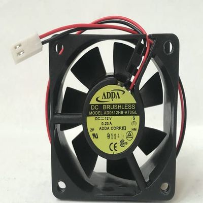 for AD0612HB-A70GL DC12V 0.23A 6CM 2-Wire Chassis Power Fan