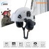 LOHASPRO Hard Hat Safety Helmet with Visor and Ear Muffs,Arborist Forestry Helmet Garden Tree Cutting Logging Wood Chopping Chainsaw Work Construction Hardhat(L91 White+Clear Visor+Earmuff) view 2