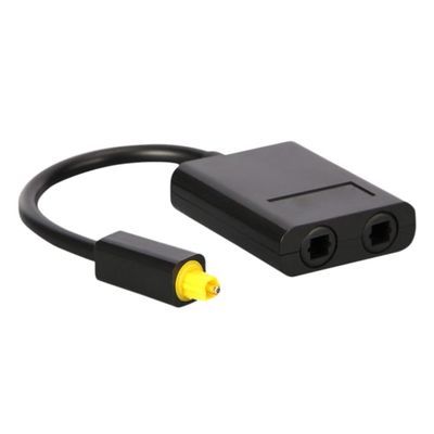EXCEART Audio Cord Digital Optical Cable Adapters Digital Optical Audio Splitter Digital Audio Splitter 1x2 Audio Splitter Television Adapter Cable