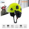 LOHASPRO Hard Hat Safety Helmet Arborist Forestry Helmet Garden Tree Cutting Logging Wood Chopping Chainsaw Work Construction Hardhat(L91 Lime Clear+Earmuff) view 2