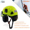 LOHASPRO Hard Hat Safety Helmet Arborist Forestry Helmet Garden Tree Cutting Logging Wood Chopping Chainsaw Work Construction Hardhat(L91 Lime Clear+Earmuff) view 4