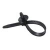 30 Pcs Car Wire Tie Straps Plastic Self-locking Cable Ties Auto Nylon Black Adjustable Cable Straps Releasable Fixed Latch Ties Vehicle Cable Management Straps Universal(Length:5-1/2" Width:5/16") view 1
