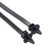 30 Pcs Car Wire Tie Straps Plastic Self-locking Cable Ties Auto Nylon Black Adjustable Cable Straps Releasable Fixed Latch Ties Vehicle Cable Management Straps Universal(Length:5-1/2" Width:5/16") view 3