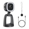 BOYA USB Condenser Microphone for Streaming Gaming PC Podcast Mic With1080P HD Camera and Fill Light for YouTube Studio Music Recording Singing Video for Windows Mac Laptop Desktop Mac Phones BY-CM6A view 1