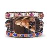 CHARMINGO Boho Wrap Bracelet Compatible with Beaded Apple Watch Band for Women 38mm/40mm/41mm, Handmade Jasper Stone Beads Apple Watch Strap for Iwatch Band Ultra Series 8/7/6/5/4/3/2/1 SE view 1