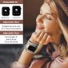 Boho Watch Band Compatible with Apple Watch Band Bracelet for Women Men 44mm 42mm 45mm 49mm - Handmade Crystal Beaded Wrap Apple Watch Strap for Iwatch Band Series 9 8 7 6 SE Ultra 2 5 4 3 2 1 Silver view 4