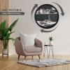 3D Sand Art Liquid Motion Dynamic Sand Picture 3D Creative Deep Sea Sandscape, 360 Rotate, Glass Crafts Solid Wood Frame, Relaxing Mood Home Office Work Decor, 44cm/17.3'' (Silver-black background) view 2