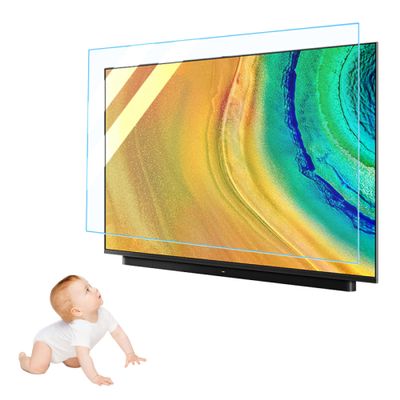 Anti Blue Light Film - Anti Radiation TV Screen Protector - HD Clear Anti Glare Filter - Relieve Eye Fatigue - for 32-75 inch Monitors/Display/Clear / 58 Inches 1269x721mm