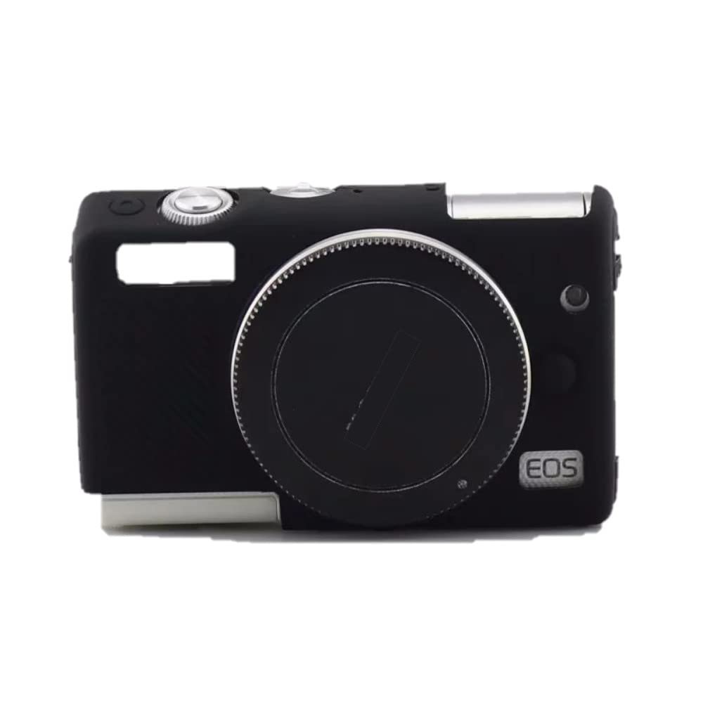 Camera Case Bag Soft Silicone Black Shockproof Armor Skin Body Cover Protector Camera Accessories for Canon EOS M100