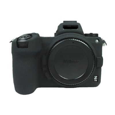 Camera Case Bag Black Soft Silicone Anti-Skid Texture Armor Skin Body Cover Protector for Nikon Z6 II Mirrorless Camera