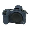 Camera Case Bag Dark Blue Soft Silicone Anti-Skid Texture Armor Skin Body Cover Protector for Nikon Z6 II Mirrorless Camera view 1