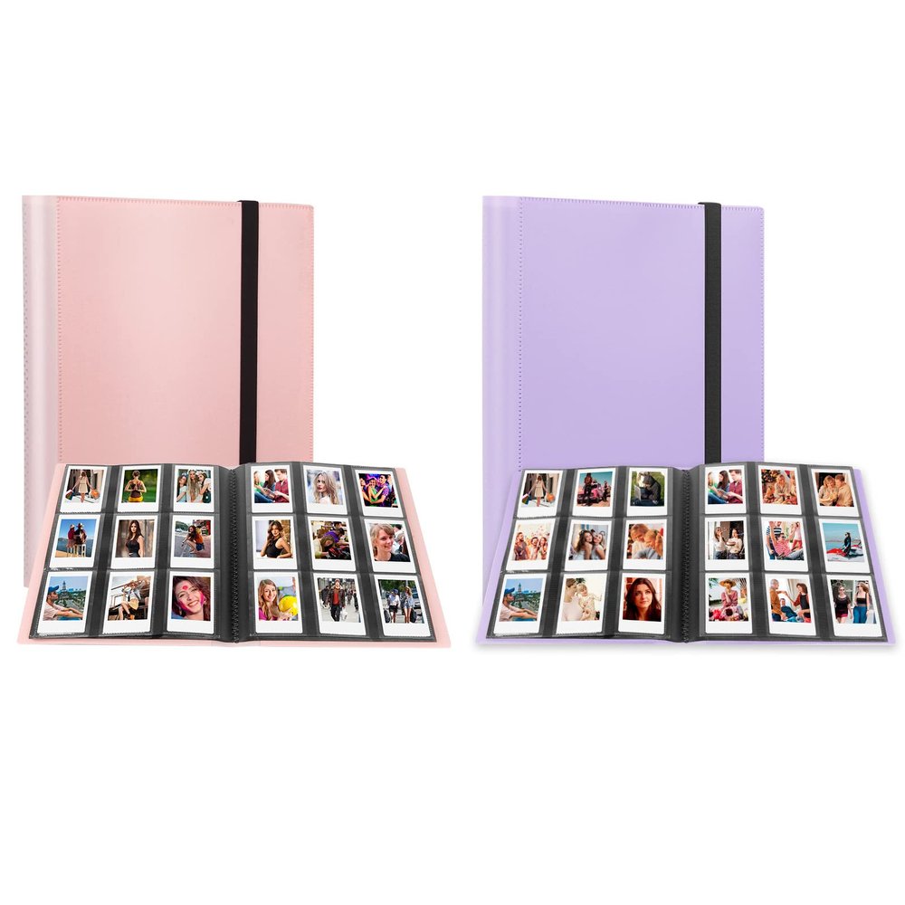 2 Packs 432 Pockets Photo Album for Fujifilm Instax Mini Camera, Polaroid Snap PIC-300 Z2300 Instant Camera, 2x3 Photo Album Book for Fujifilm Instax Mini 11 9 Evo 90 70 40 8 7 LiPlay Instant Camera