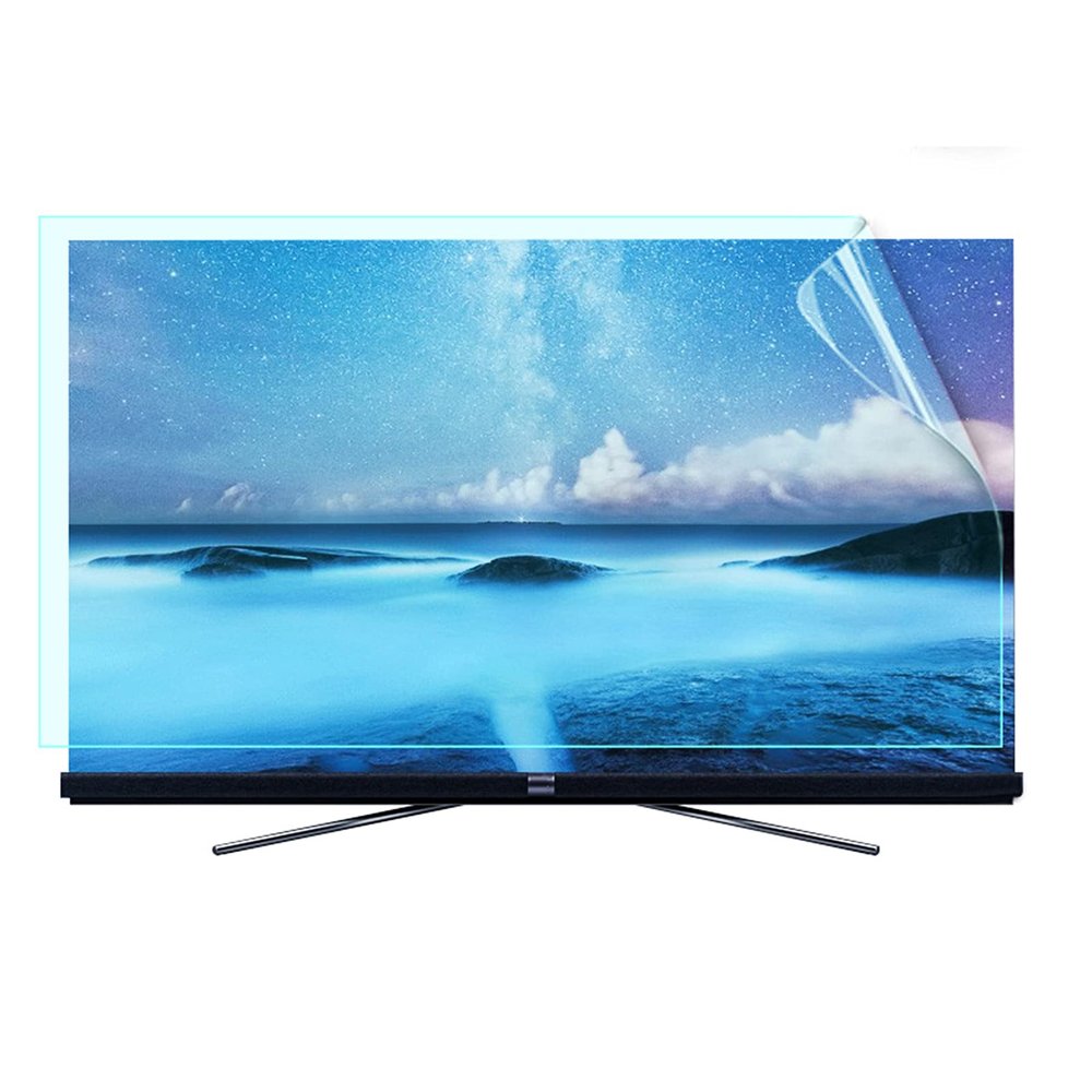 TYRHMY Anti Glare Tv Screen Protector for 55 Inch, Anti Blue Light Screen Protector, Shield UV and Blocking Radiation,55in 47.67inx26.85in