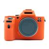 Camera Soft Silicone Case Bag Orange Rubber Armor Skin Body Cover Protector for Sony Alpha a7S II Mirrorless Digital Camera view 1
